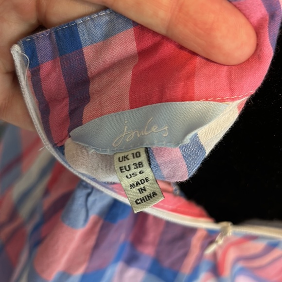 Joules plaid top - Picture 4 of 5